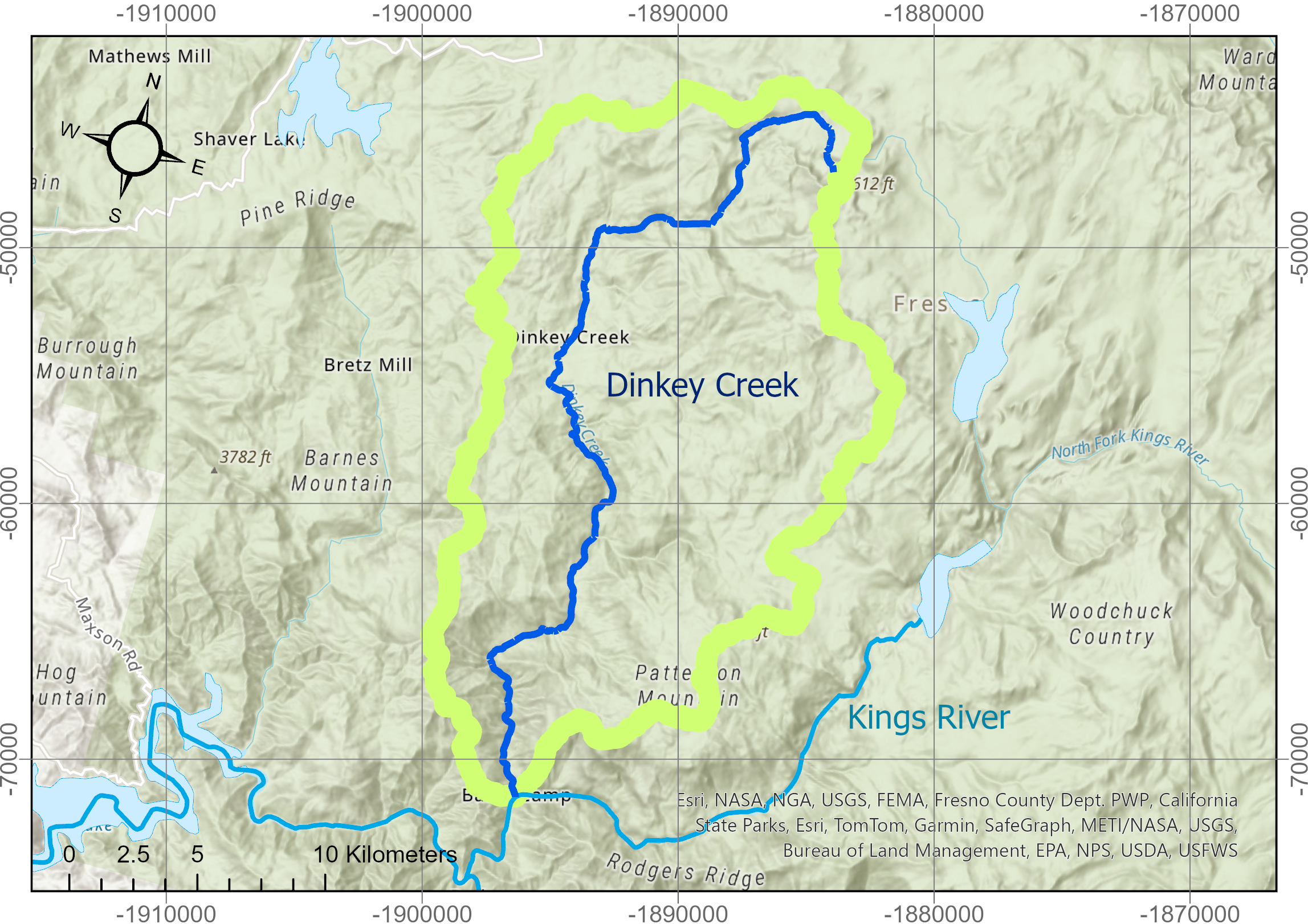 Dinkey Creek Watershed